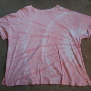Time And True Pink Tie Dye XL Shirt